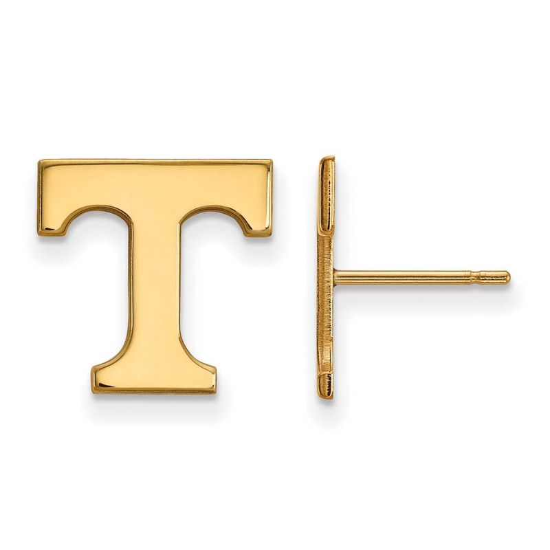 14k Gold Plated Silver University Of Tennessee Sm Post Earrings